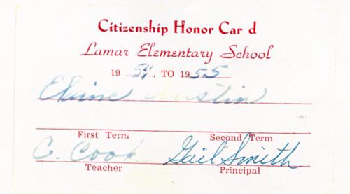Citizen Honor Card